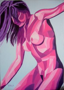 Desnudo mujer en movimiento Maite Albors