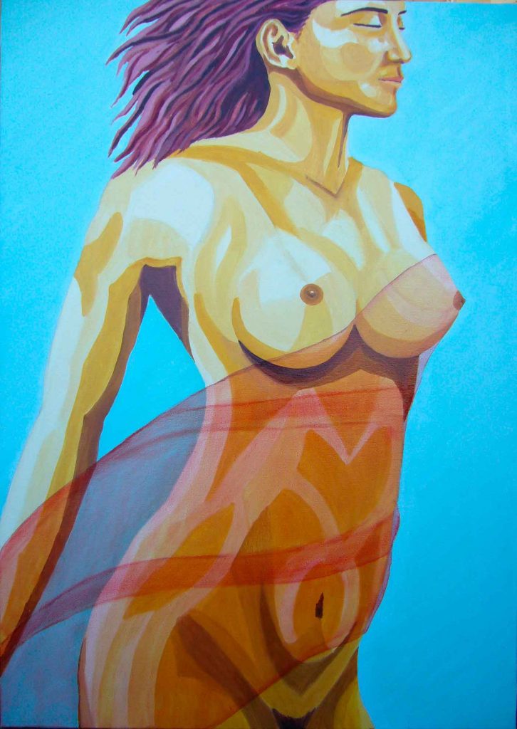 Desnudo mujer pañuelo Maite Albors