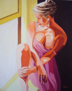 Mujer pensativa Maite Albors