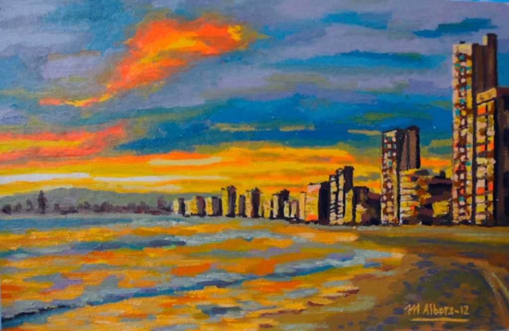 Atardecer en la playa Maite Albors