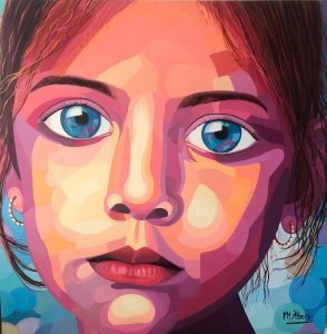 Niña ojos azules Maite Albors